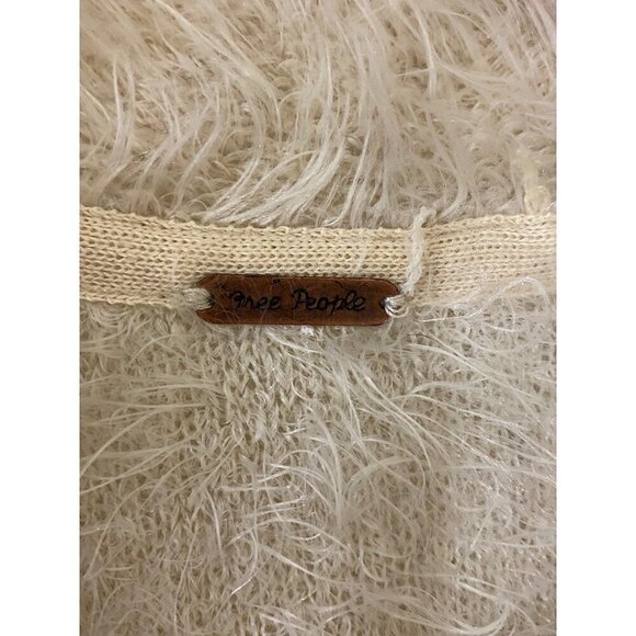 Free People Women's Creal Eyelash Open Front Maxi Cardigan - XL - Picture 2 of 12